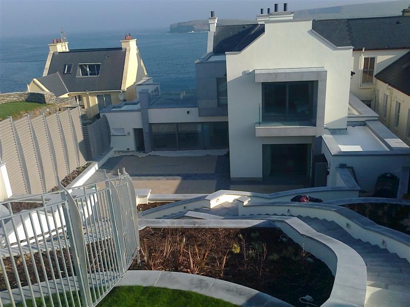 External painting of house in Kilkee by Total Paintworks Ltd., Ireland